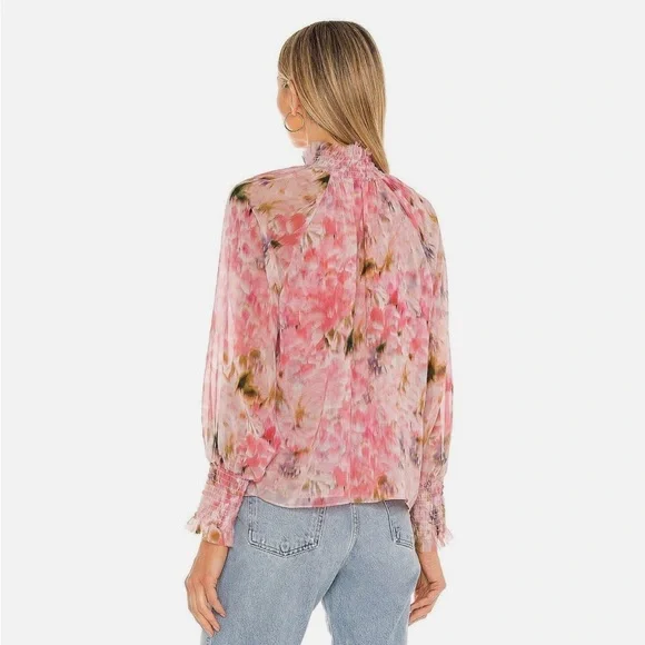 Misa Los Angeles Alexis Women’s Top in Taza Floral - Picture 2 of 9
